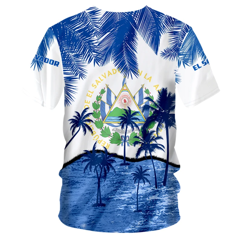 Looking for Harajuku El Salvador Spanish Republic Flag Polyester