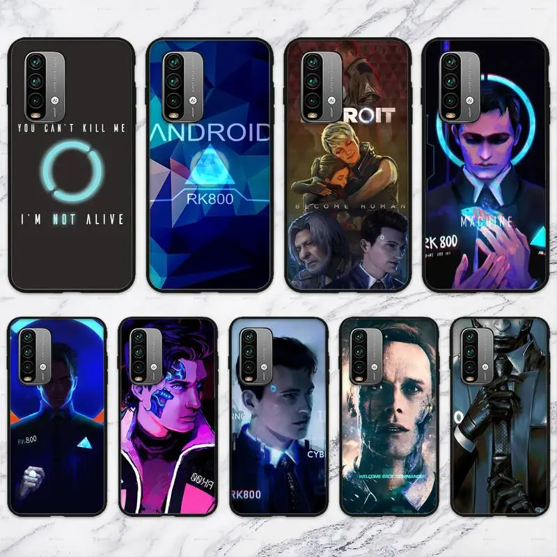 Детройт стать человеком Android RK800 наклейка с Коннором для Xiaomi9 10 11PRO LITE Redmi NOTE7 8 9 10A PRO