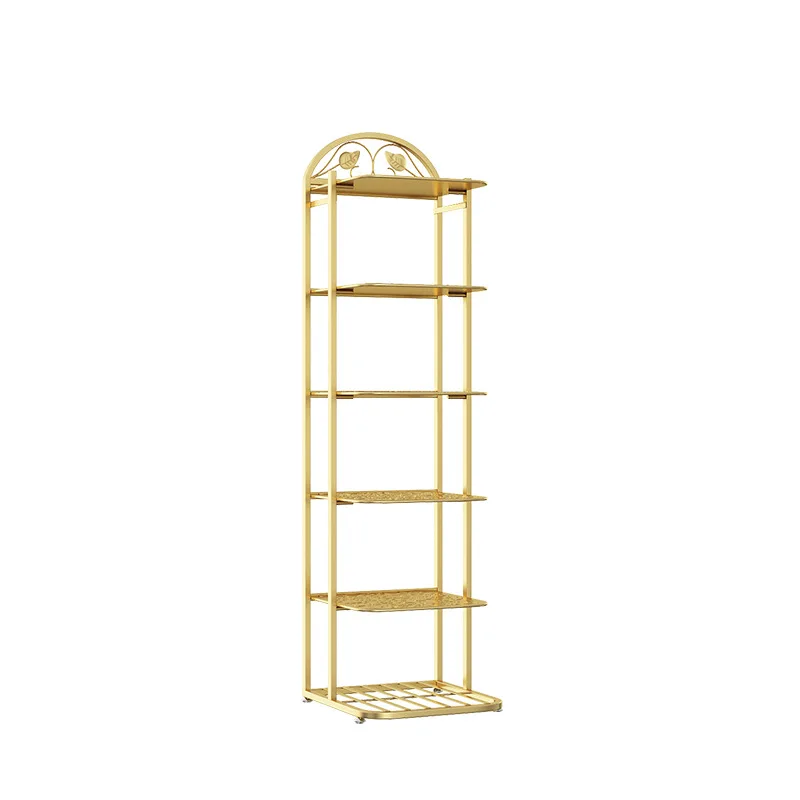 Фото Modern Simple Luxury Household Door Metal Shoe Rack Bathroom Access Multistorey Storage Rack Simple Slipper Shelf Home Furniture №4