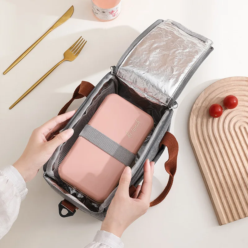 Portable Lunch Bag OL Women Thermal Insulated Waterproof