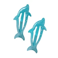 J15U 1 Pair Dolphin Headwear Headdress Side Hair Clips Hairgrip Hair Clip Hair Barrettes for Girls Child Hairpin Clips