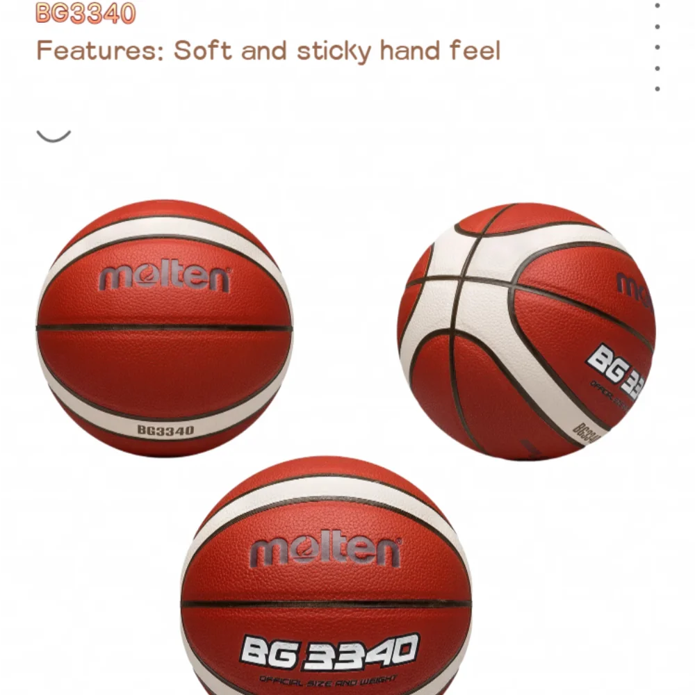 Molten original basketball basket size 4/5/6/7 Indoor Outdoor Kids Youth Men Women's Official basketball basket ball arcade hoop