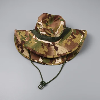 Cappello Boonie mimetico Cappelli a secchiello tattici Cappello estivo Panama Caccia Escursionismo Cappellini da sole mimetici all'aperto da uomo