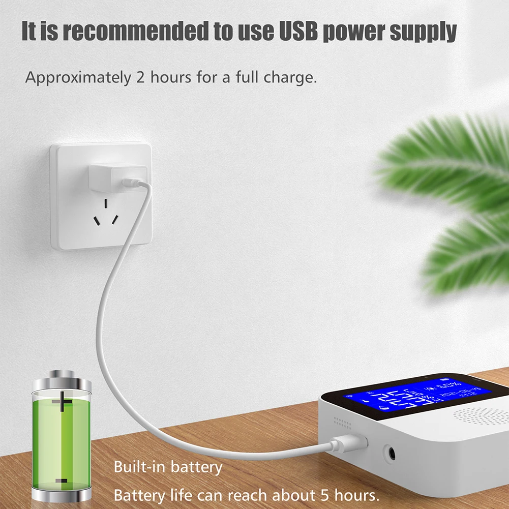 Temperature Humidity Meter Temperature Humidity Sensor Tuya WiFi Temperature Humidity Sensor