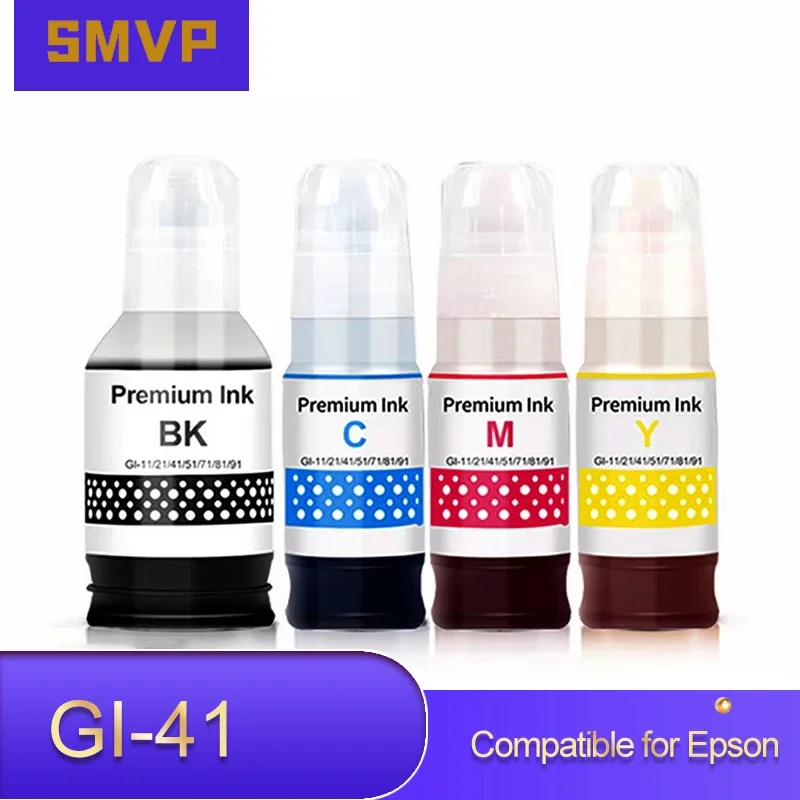 GI41 GI-41 Compatible Color Water Based Bottle Refill Ink For Canon ...