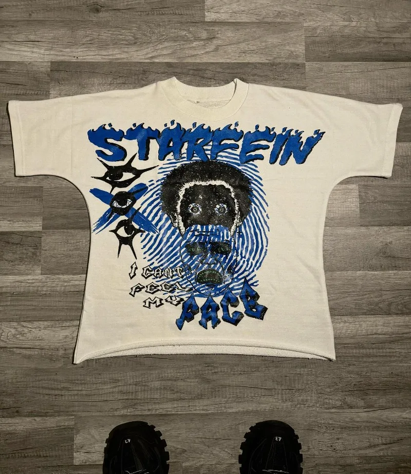 남성용 아메리칸 고딕 트렌드 만화 알파벳 프린트 오버사이즈 티셔츠, Y2K 스트리트 힙합, 하라주쿠, 캐주얼 패션, 반팔 탑