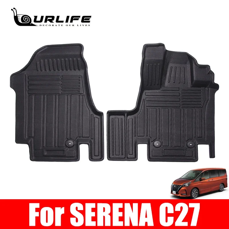 

Custom Special Car Floor Mats for Nissan Serena C27 2018 2019 2020 RHD Right Rudde Waterproof Tpe Car Carpets Accessories