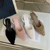 Fur Women High Heels Shoes Pointed Toe Fashion Sexy Slippers New Designer Party Dress Pumps Luxury Zapatillas Mujer 1