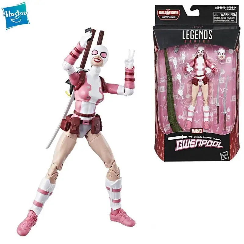 

Original Hasbro Marvel Legends Series Spider-Man Gwenpool 6-Inch Action Figure Toys Model Marvel's Lizard Collection Gift New