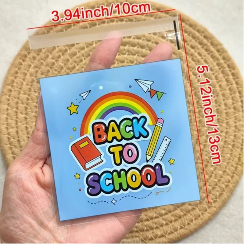 100PCS Back-to-school Season Party Gift Packaging Bag, Celebration Event