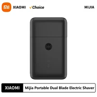 New Xiaomi Mijia Electric Shaver Reciprocating Dual Blade MSW201 IPX7 Ultra-thin Portable Magnetic Suction Noise Reduction Blade