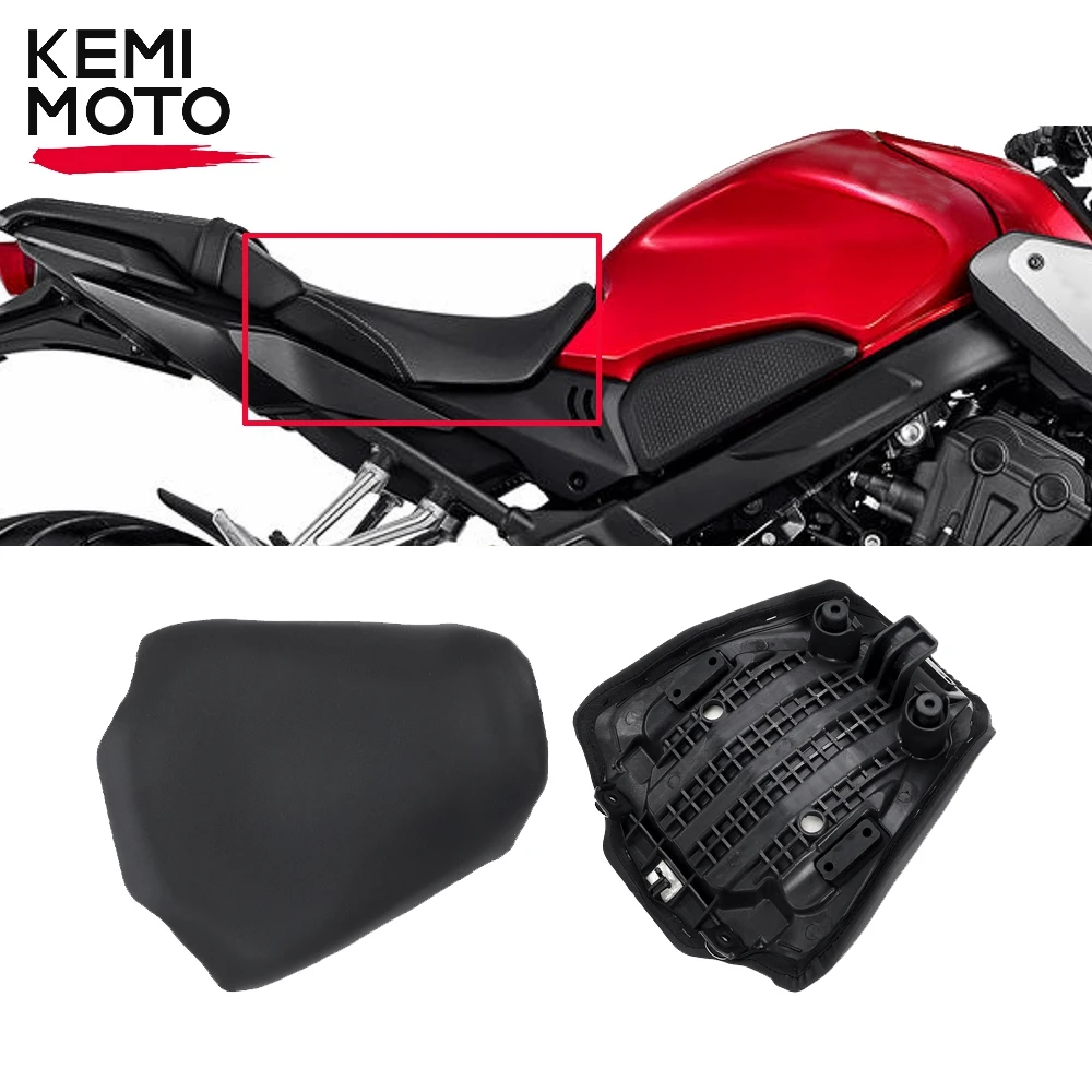 Cbr650r 20192023 Front Rider Cushion Seat Pad Black Synthetic Leather