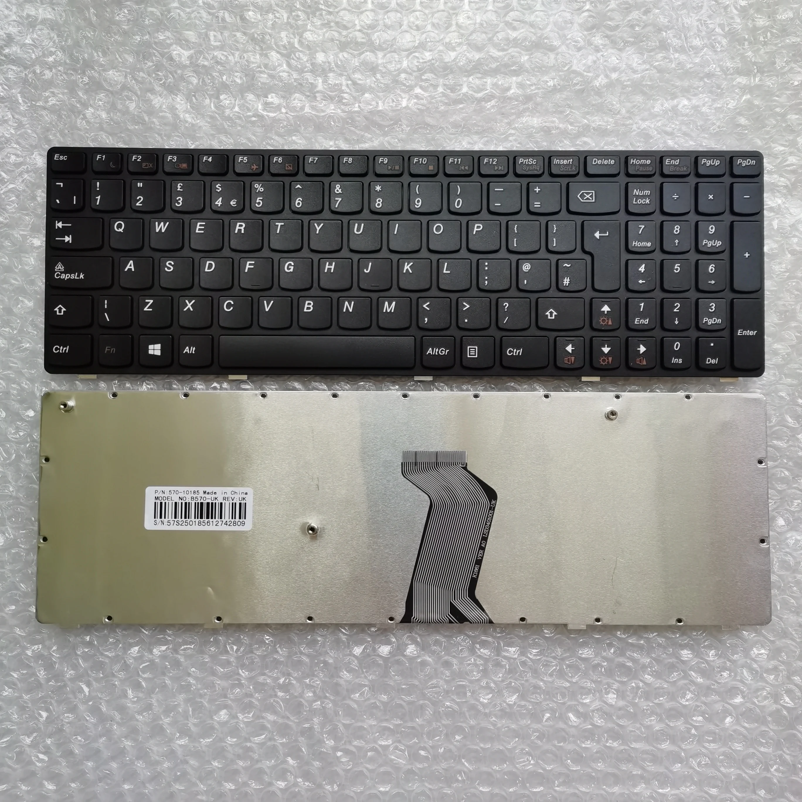 Xin Per Lenovo V570 V575 B570 B570 B570A B570G B575 B590 Z570 Z575 Z575A Z575Ah Tastiera Del Computer Portatile Oem Uk