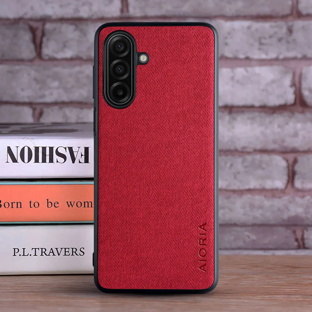 Leather Master Hard Textile Fashion Phone Case Cover