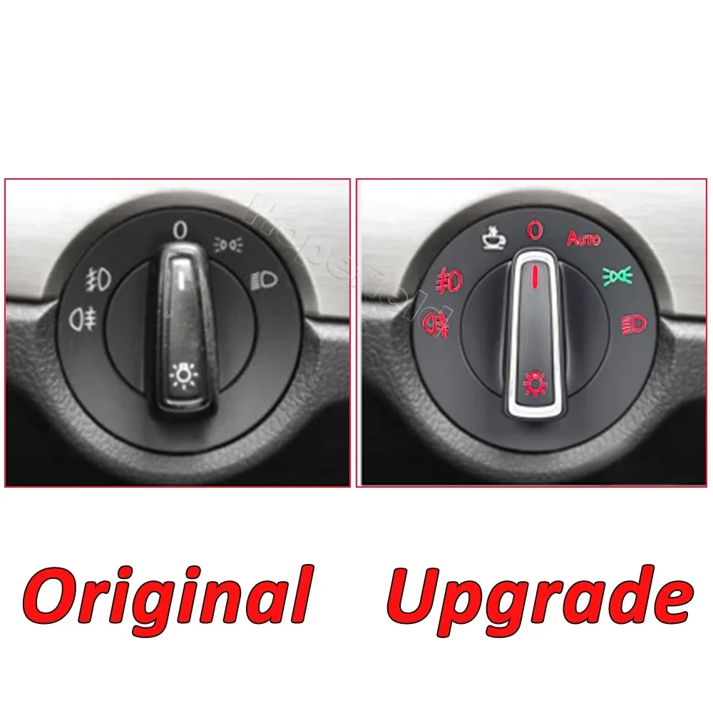 Car Auto Headlight Switch Headlight Switch for VW Golf Jetta 5 MK6 Polo Touran Caddy CC Tiguan MK1 Interior Accessories