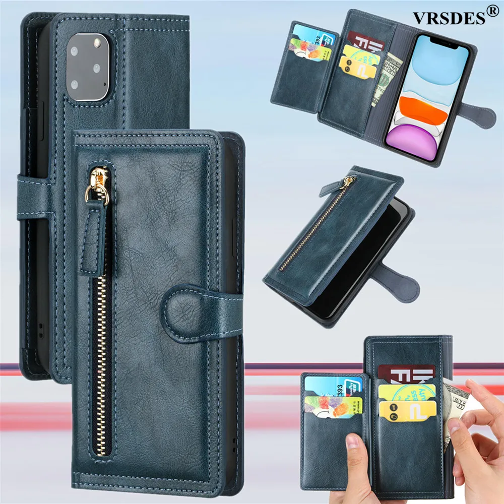Luxury Personalise Letters Leather Flip Mirror Card Holder Crossbody Case  For iPhone 13 Pro Max 12 11 X XS XR 7 8 Plus SE3 Cover - AliExpress