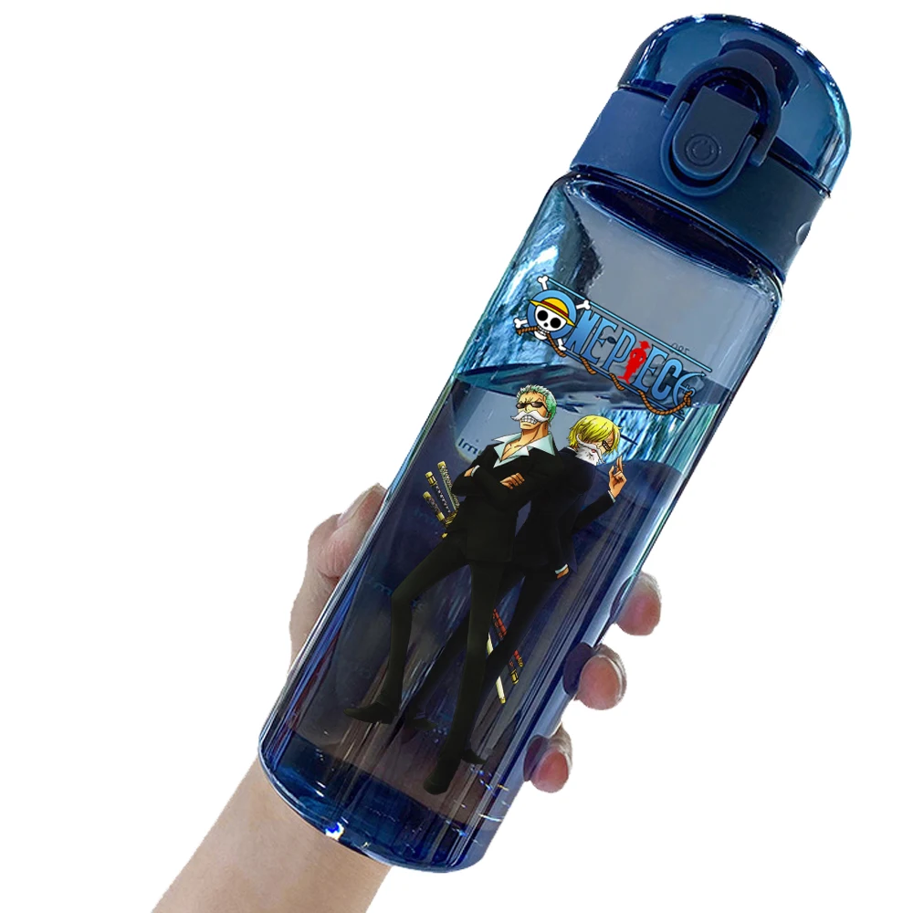 thumbnail image 1 of One Piece Nika Monkey D Luffy Roronoa Zoro Sanji Chopper Law Charlotte Linlin Yamato Vaso de agua de plástico Figura de anime Hervidor de agua 780 ml, 1 of 5