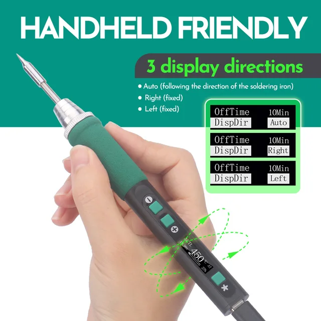 YIHUA 928D-IV Smart Electric Soldering Iron Adjustable Temperature Portable Precision Soldering Iron Station Kit 5