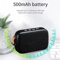 Mini Fabric Speaker Portable Wireless Soundbar Bluetooth 5.0 Outdoor Indoor Sport HIFI Loudspeaker J Support TF Card FM L Radio 4
