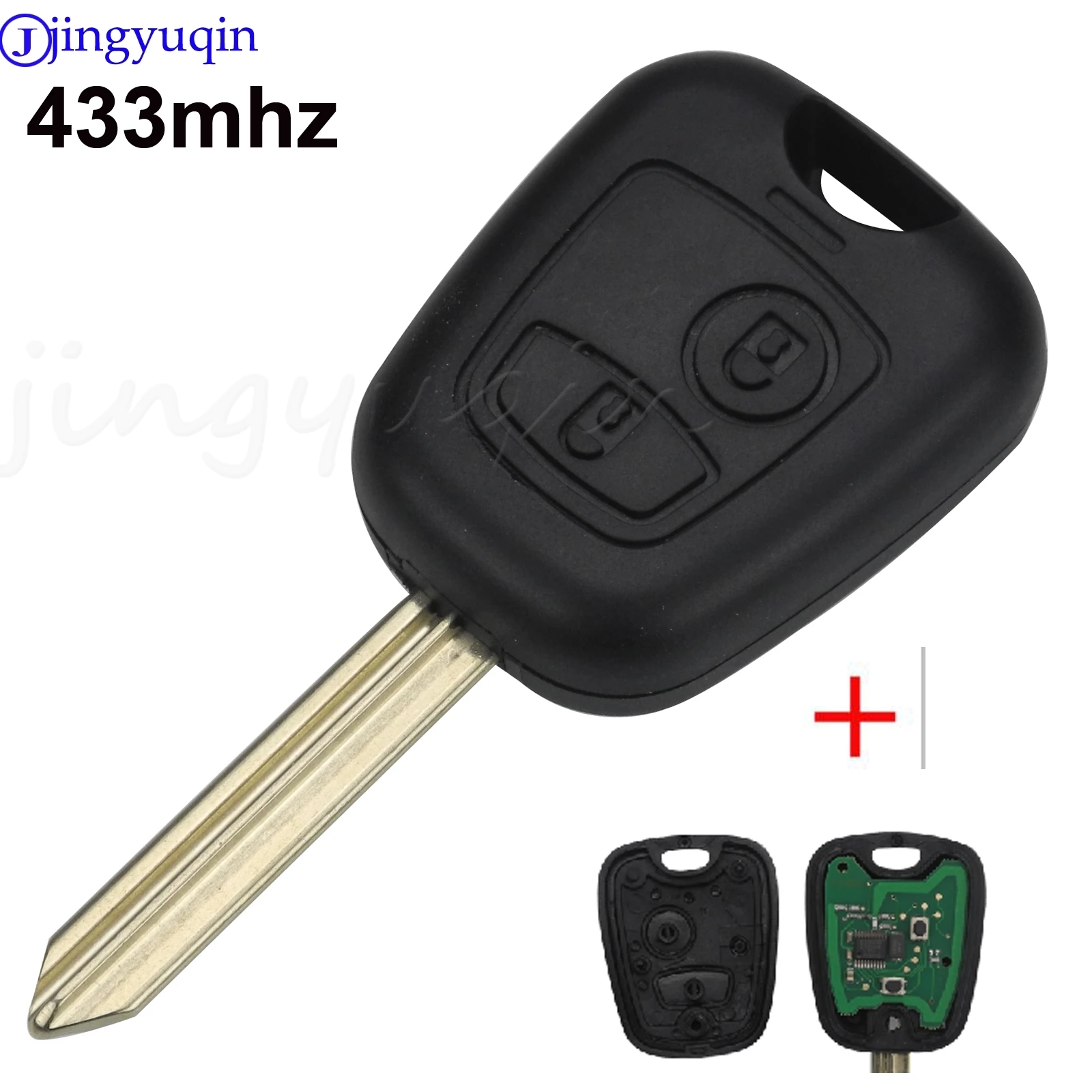2 Buttons Remote 433mhz PCF7961 ID46 for Peugeot Partner Expert Boxer SX9 Citroen Elysee Car Key Shell key case car key shell key shell