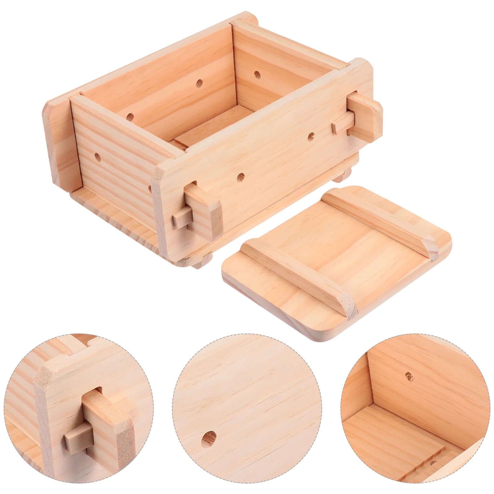 

Doitool Hand Tools Tofu Homemade Tofu Maker Mold Tofu Maker Wooden Tofu Mold Tofu Presser Drainer Home Diy Tofu Making