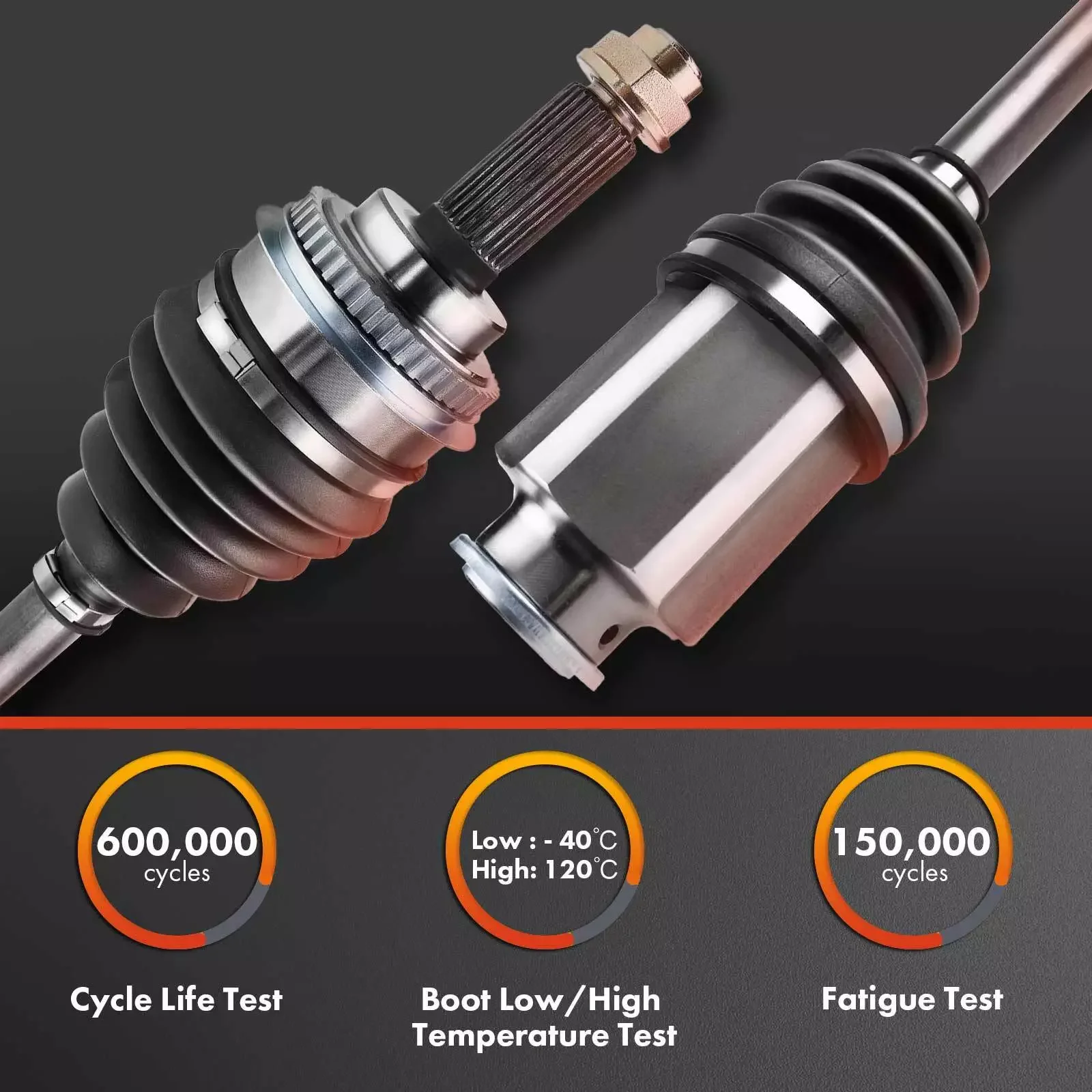 Front RH CV Axle Assembly for VW Golf Jetta Beetle Audi TT 1.8L 1.9L 2.0L 2.8L