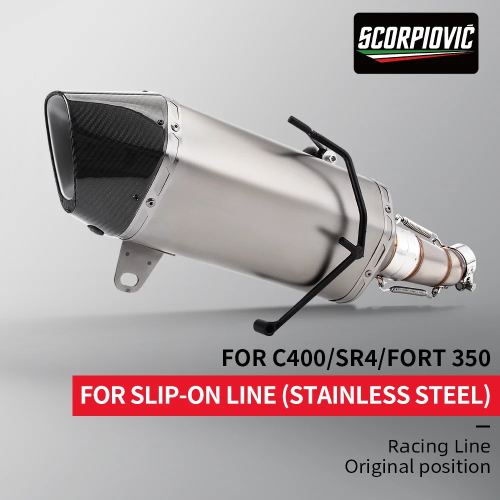 Exhaust system for motorcycle, Exhaust System Upgrade Kit fit for the ...