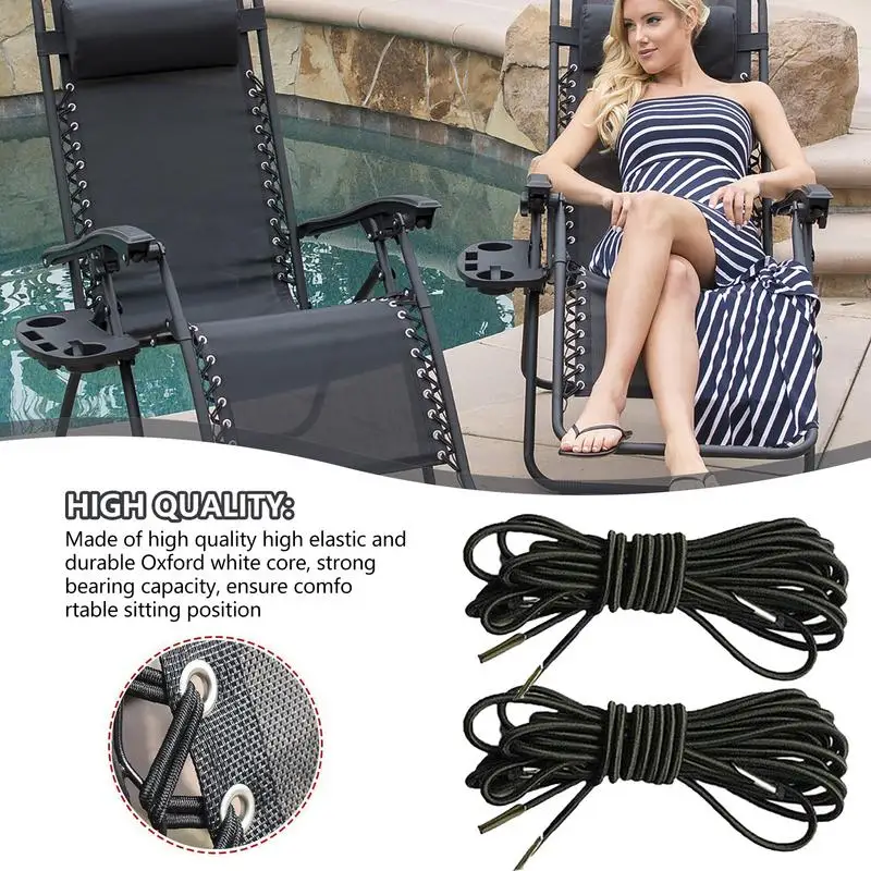 Elastic Cord For Sun Lounger Chair Replacement Laces For Antigravity Chair  Cord Repair Tool Kit For Sun Lounger Garden Chairs - AliExpress