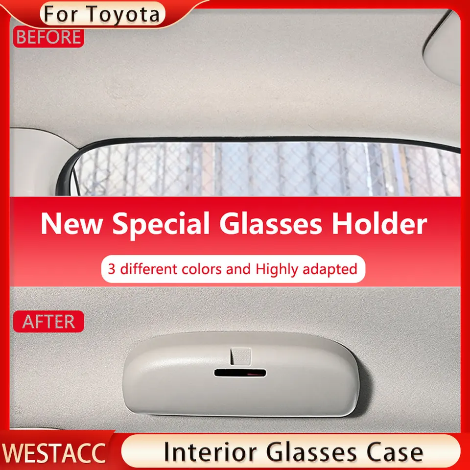 Car Car Glasses Storage Box Sunglasses Eyeglasses Holder - View #6