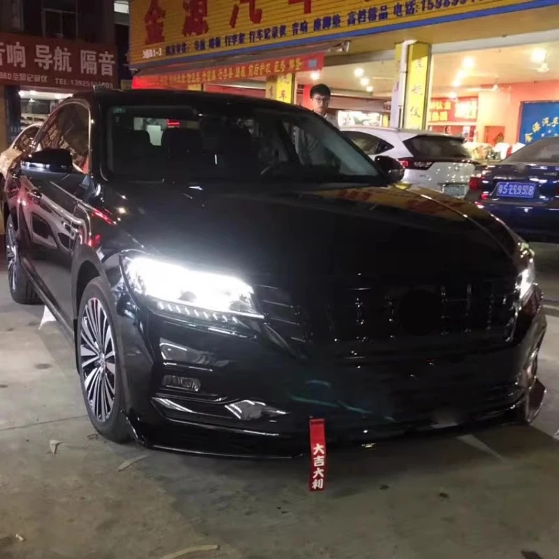 폭스바겐 폭스바겐 파사트 2019 2020 개조형 신형 스타일 자동차 범퍼 그릴용 크롬 그릴 블랙 라디에이터 그릴