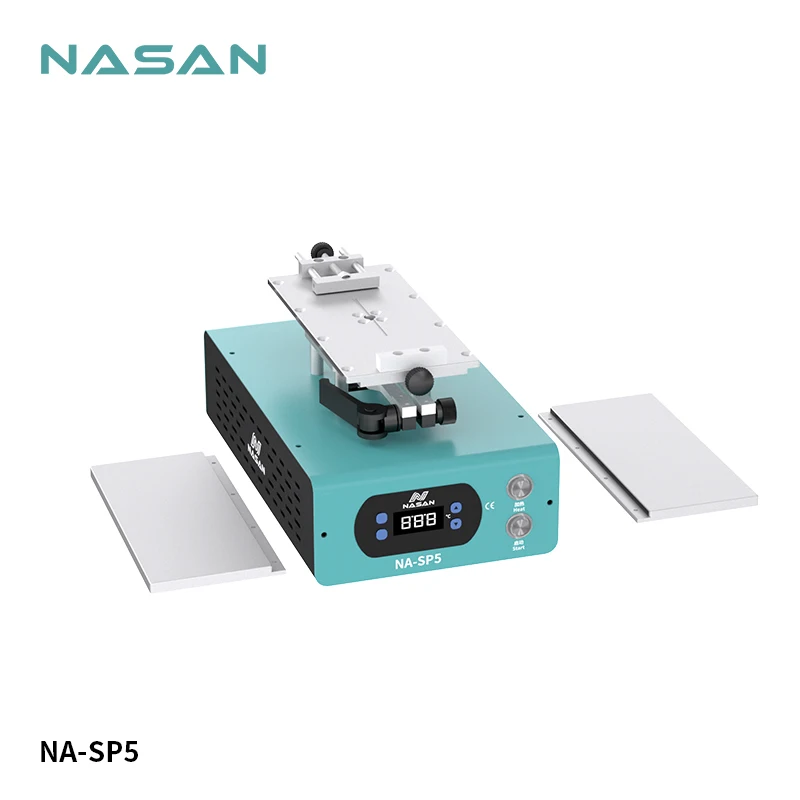 

NASAN NA SP5 12.9 Inch LCD Separator Machine Built in Vacuum for iPad IPhone Samsung Edge Flat Separating Repair Tool