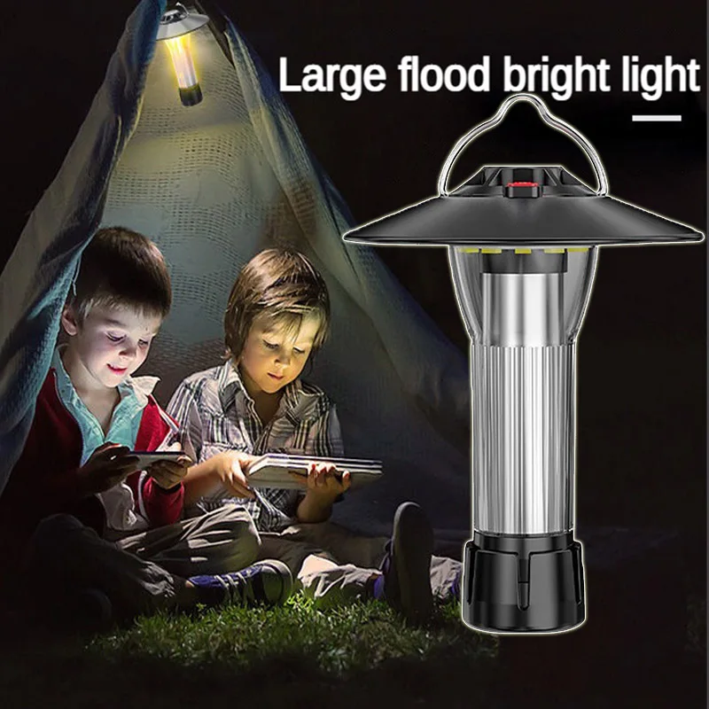 5 Mode LED Camping Lantern with Magnetic Base Emergency Light Similar to Blackdog Goal Zero Outdoor Flashlight