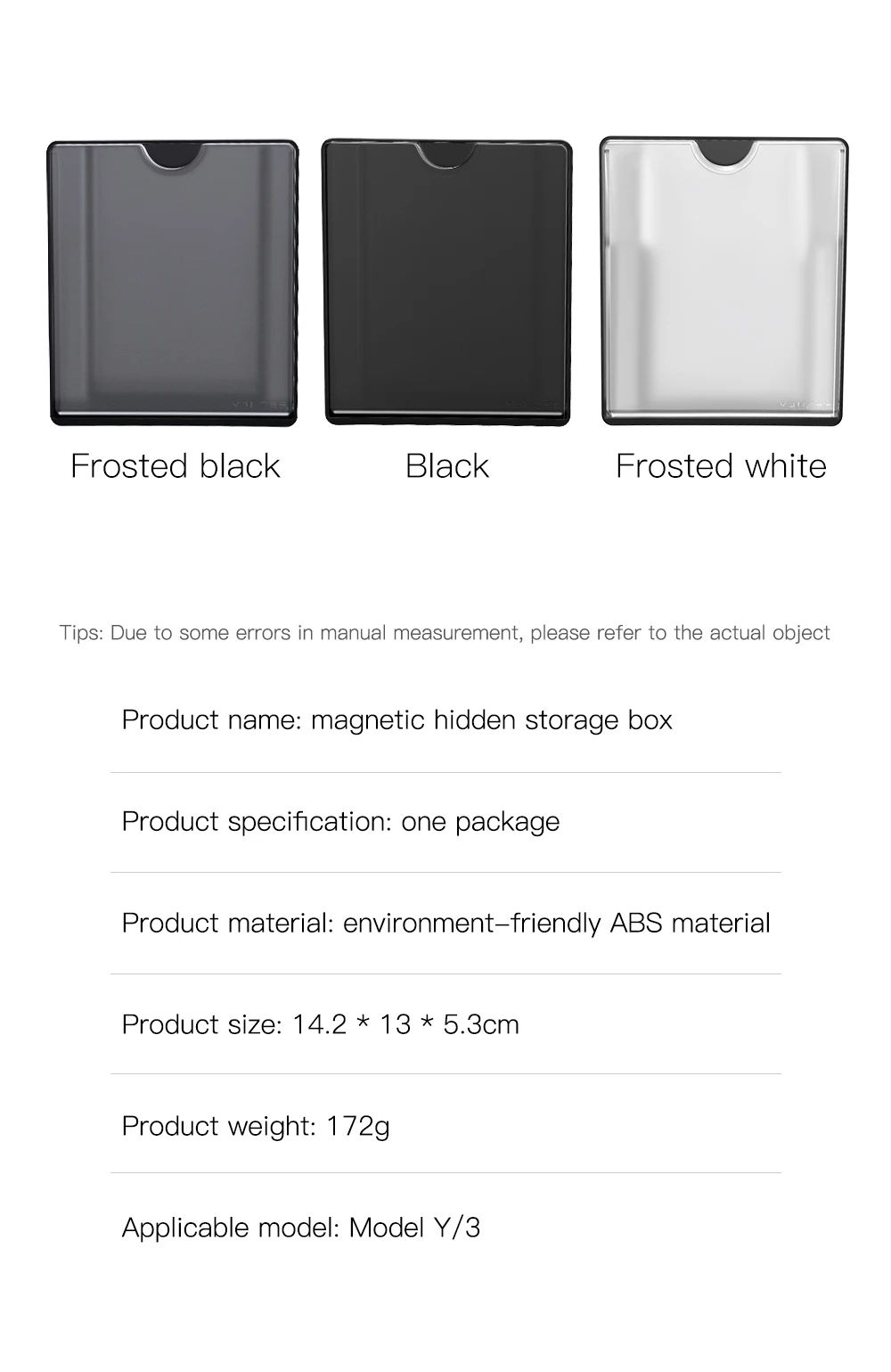 Magnetische Mittelkonsole Versteckte Aufbewahrungsbox Für Tesla Modell 3/Y Wacholder Armlehne Versteckte Organizer Versteckte Aufbewahrungsbox Zubehör – Detail 13