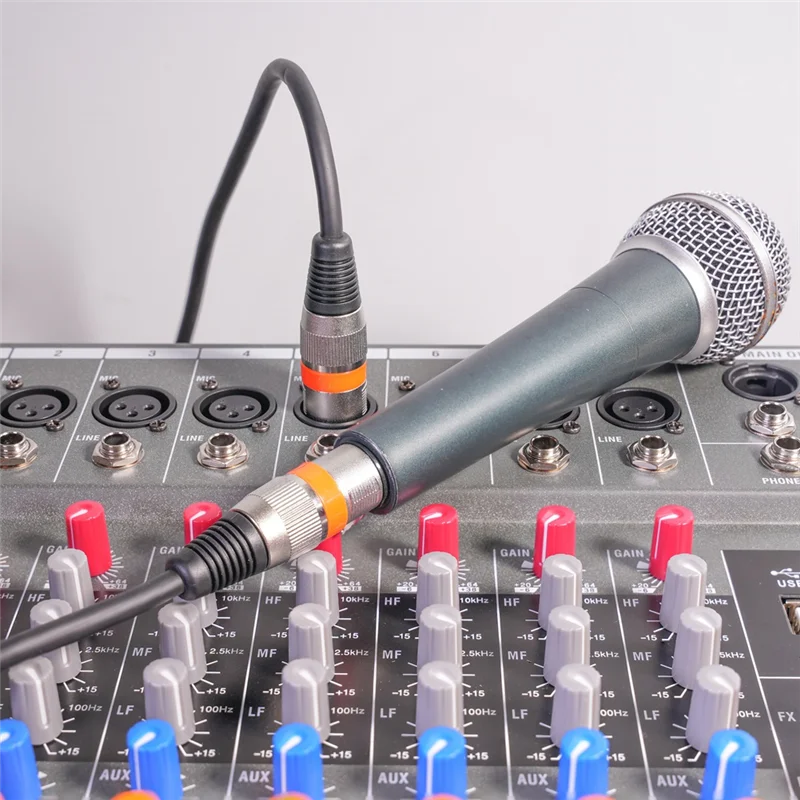 뜨거운 판매 5 개/대 XLR 3 핀 남성-여성 케이블 OFC 구리 듀얼 쉴드 마이크 믹서 앰프 무대 조명