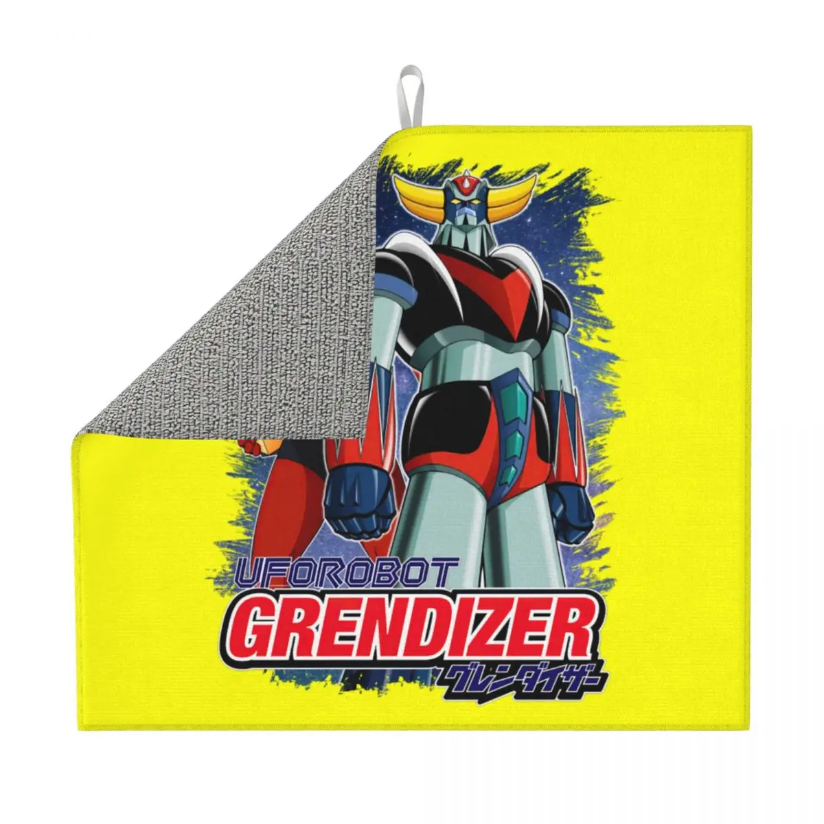 Goldorak Grendizer Actarus Dish Drying Pad Custom Assorbente Ufo Robot Goldrake Microfibra Quick Dry Scolapiatti Mats