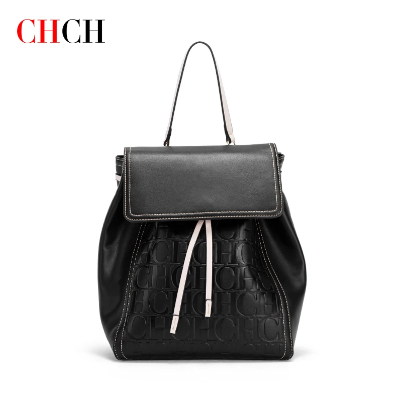 CHCH Women's Backpack Large Capacity Travel Rucksack Ladies Soft Split Business Satchel Female