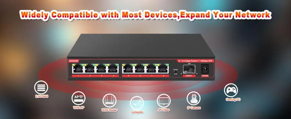 2500mbps, rj45, 10g, sfp, cubo home do