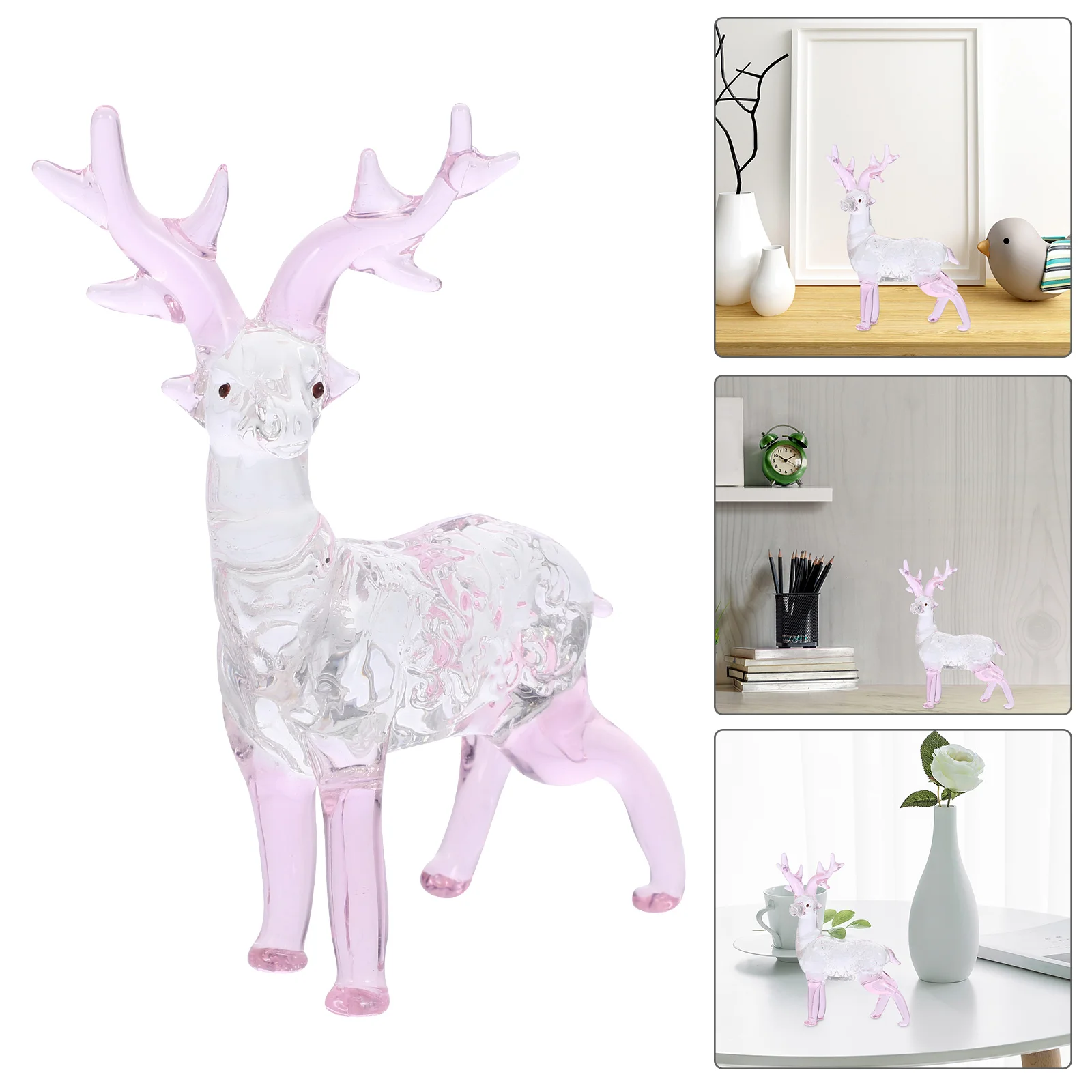 

Creative Crystal Deer Ornament Decoration Landscape Home Office Adornment