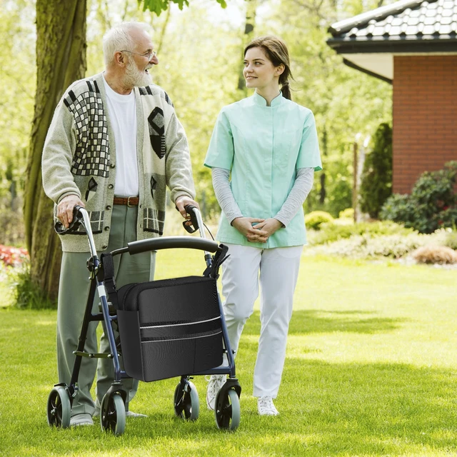 Kerekes Székes Táska Nagy Kapacitású Székkel Ellátott Tasak Biztonságos, Fényvisszaverő Csíkkal Vízálló Gyalogos Tároló Állítható Elektromos - Image 5