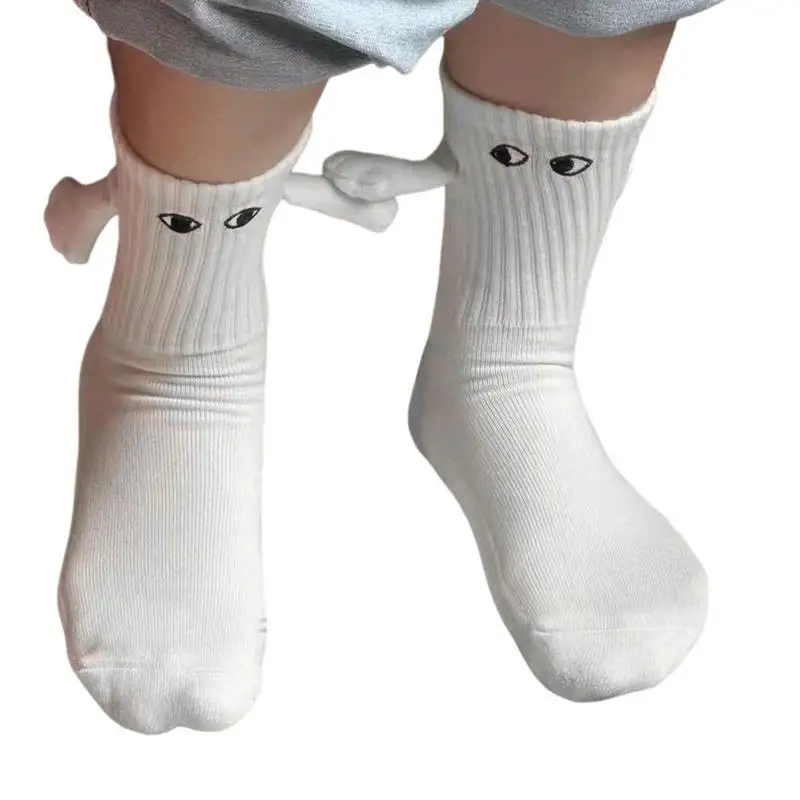 

Hand Holding Socks Funny Magnetic Suction Couple Funny Socks Funny Magnetic Suction 3D Doll Couple Socks Couple Funny Socks