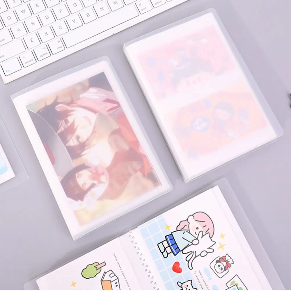 Durable Postcard Sticker Large Capacity Wear Resistant Empty Storage Case Photo Collection Transparent Album Photo Storage Book