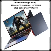 16Inch Gaming Laptop Computer Notebook RTX4050 6G Intel Core i9-13900HK Windows11 RAM Max 64GB DDR5 4