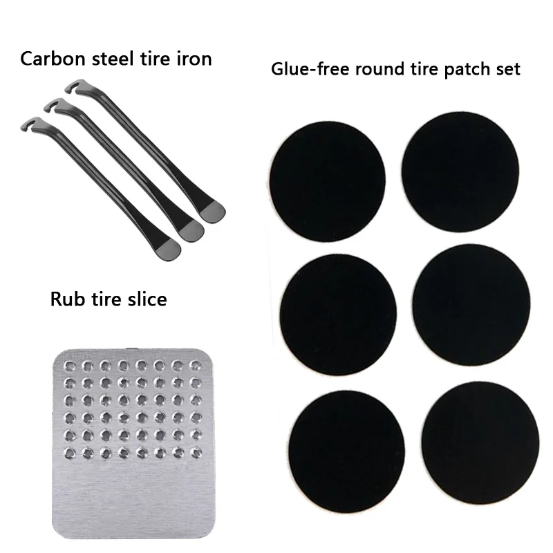 

Bicycle tire repair kit bag burst MTB inner tube punctured mountain road bicycle tire tire crowbar parts Cycling accessories