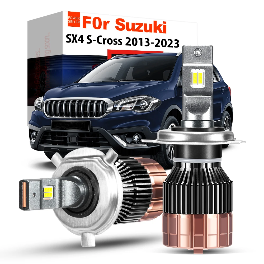 

2 Pcs High Bright Canbus Headlight Hi/Lo Beam For Suzuki SX4 S-Cross (JY) 2013-2023 100W 20000LM Car Front LED Head Light Bulb