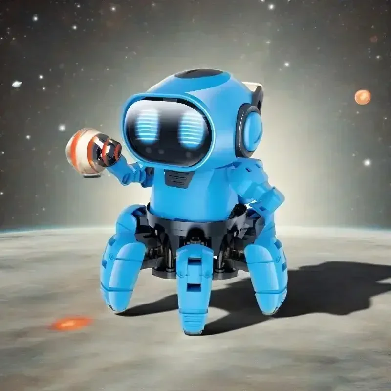 제스처 감지 RC 로봇 장난감, 조명과 음악이 있는 인터랙티브 로봇, STEM..