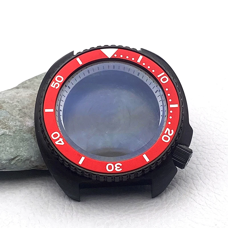 Seiko Mod Nh35 Case 6105 Case Crown At 4.1 Adatto Per Abalone Turtle Watch Nh35 Nh36 4R Japan Movement 28.5Mm Dial Diving Watch Case