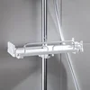 New Models Extendable Shower Shelf Bathroom Shelf Without Drilling Shampoo Tray Shower Storage Holder Bathroom Accessories 2