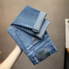 2023 Autumn/winter New Men's Jeans High-end Brand Business Casual Straight-leg Export Wholesale Men's Trousers 1