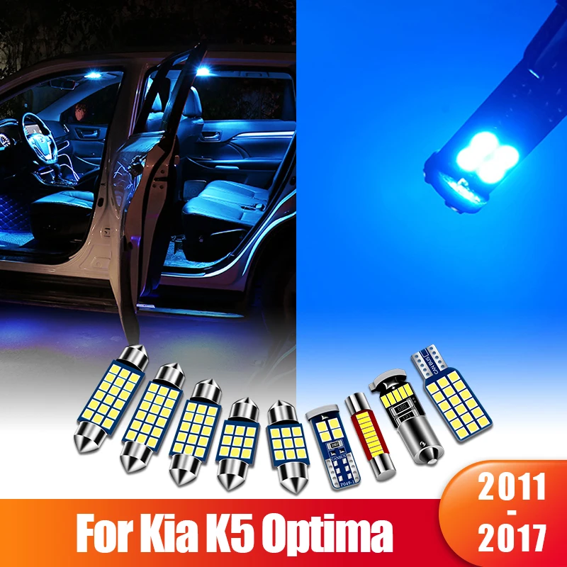 For Kia K5 Optima 2011 2012 2013 2014 2015 2016 2017 10pcs Car Led Kit