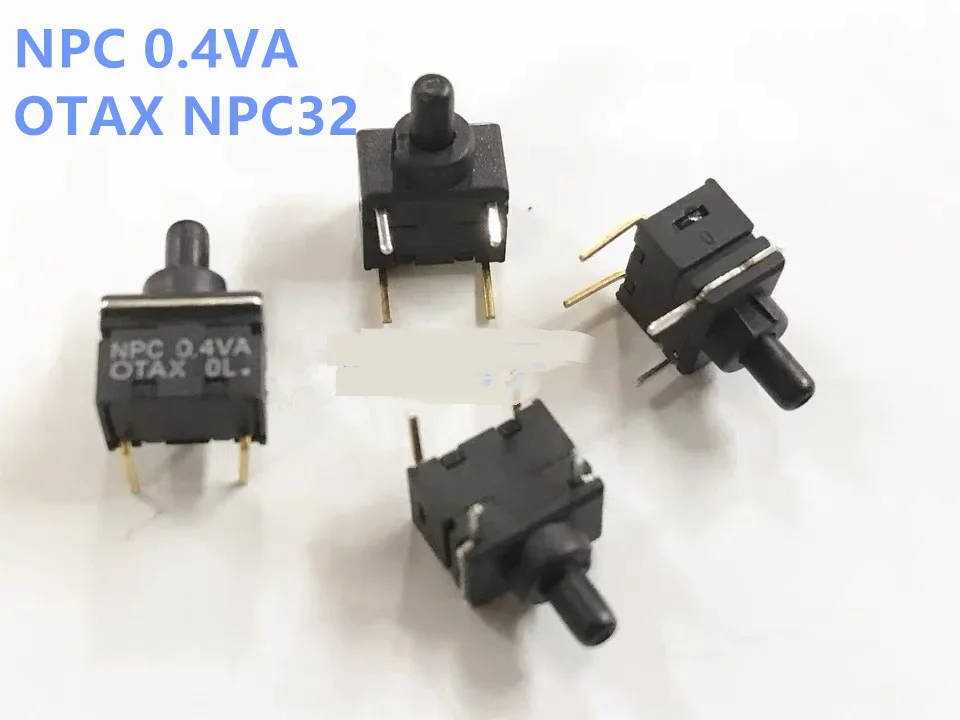 3pcs/lot New original OTAX miniature power button NPC32 reset detection pushbutton switch NPC0.4VA